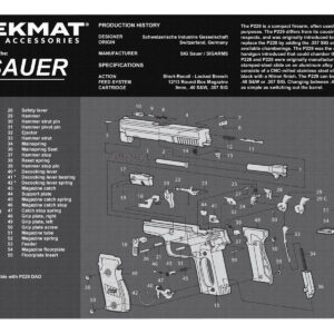 TekMat TEKR17SIGP229 Sig Sauer P229 Cleaning Mat Sig P229 Parts Diagram 11" x 17"