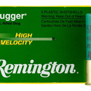 Remington Ammunition 28604 Slugger High Velocity 12 Gauge 3" 7/8 oz Rifled Slug Shot 5 Per Box/50 Cs