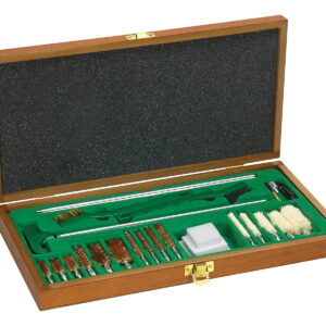 Remington Accessories 19054 Sportsman Cleaning Kit Multi-Caliber Multi-Gauge/27 Pieces/Wood Case