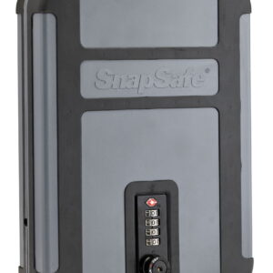 SnapSafe 75241 TrekLite Lock Box XL Combination Entry Gray Polycarbonate Holds 1 Handgun 10" W x 7" H x 2" D