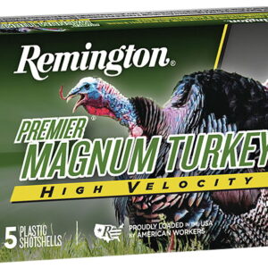 Remington Ammunition 20119 Premier Magnum Turkey High Velocity 20 Gauge 3" 1 1/8 oz 5 Shot 5 Per Box/20 Cs