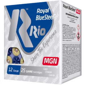 Rio Ammunition RBSM364 Royal BlueSteel Magnum 12 Gauge 3" 1 1/4 oz 4 Shot 25 Per Box/10 Case
