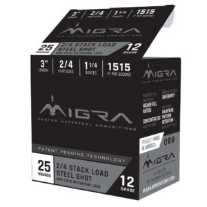 Migra Ammunitions M12S46 Staxd 12 Gauge 3" 1 1/4 oz 4/6 Shot 25/10 *Sold by the case