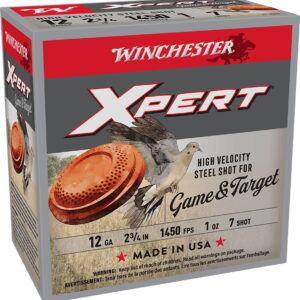 Winchester Ammo WE12GTHV7 Xpert Game & Target 12 Gauge 2.75" 1 oz 7 Shot 25 Per Box/10 Case