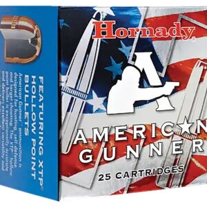 Hornady 90104 American Gunner 380 ACP 90 gr Hornady XTP Hollow Point 25 Per Box/10 Case