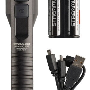 Streamlight 78100 Stinger 2020 Black Anodized 100/850/2000 Lumens White LED (No Charger)