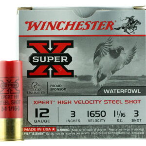Winchester Ammo WEX123M3 Super X Xpert High Velocity 12 Gauge 3" 1 1/16 oz 3 Shot 25 Per Bx/ 10 Case