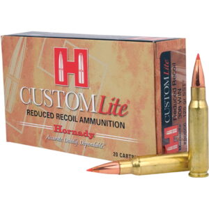 Hornady 80866 Custom Lite 308 Win 125 gr Super Shock Tip 20 Per Box/10 Case