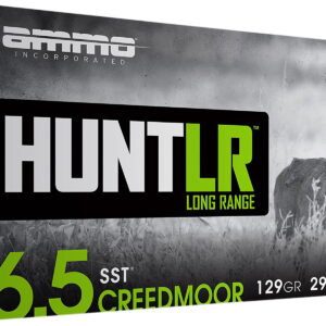 Ammo Inc 65CM129SSTA20 Hunt Long Range 6.5Creedmoor 129gr Super Shock Tip 20 Per Box/10 Case