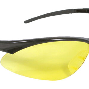 Radians OB140CS Outback Shooting Glasses Adult Amber Lens Anti-Fog Black Frame