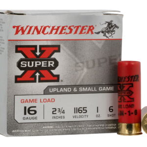 Winchester Ammo XU166 Super X Game Load 16 Gauge 2.75" 1 oz 6 Shot 25 Per Box/10 Case