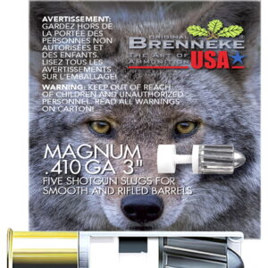 Brenneke SL4103M Magnum 410Gauge 3" 1/4oz Slug Shot 5 Per Box/90 Case