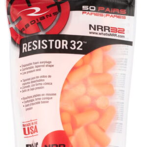 Radians FR70BG50 Resistor Earplugs Foam 32 dB In The Ear Orange Adult 50 Pair