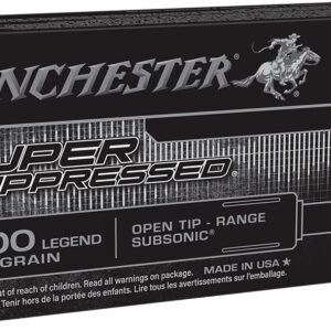 Winchester Ammo SUP400 Super Suppressed 400Legend 300gr Open Tip 20 Per Box/10 Case