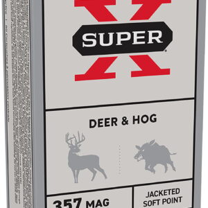 Winchester Ammo X3575P Super X 357 Mag 158 gr Jacketed Soft Point 50 Per Box/10 Case