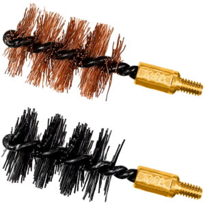 Otis FG512NB Bore Brush Set 10/12 Gauge Shotgun Firearm 8-32" Thread 2" Long Bronze/Nylon Bristles 2 Per Pkg