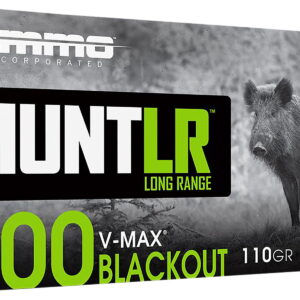 Ammo Inc 300B110VMXA20 Signature 300Blackout 110gr Hornady V-Max 20 Per Box/10 Case