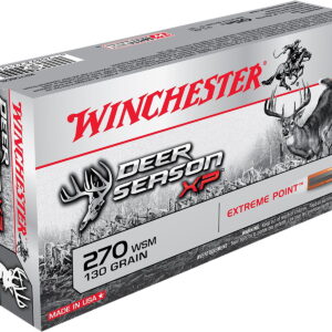 Winchester Ammo X270SDS Deer Season XP 270 WSM 130 gr Extreme Point 20 Per Box/10 Case