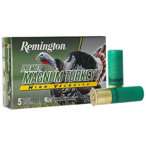 Remington Ammunition 28029 Premier Magnum Turkey High Velocity 12 Gauge 3" 1 3/4 oz 4 Shot 5 Per Box/20 Cs