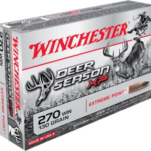 Winchester Ammo X270DS Deer Season XP 270 Win 130 gr Extreme Point 20 Per Box/10 Case