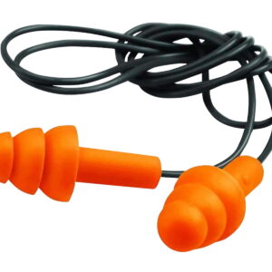 Walker's GWPEPCORD2PK Corded Foam Ear Plugs 33 dB In The Ear Orange/Black Adult 2 Per Pack