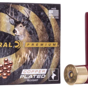Federal P135F00 Premium Magnum 12Gauge 3.50" 18Pellets 2 1/4oz 00BuckShot 5 Per Box/50 Case