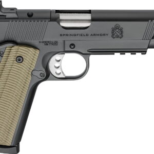 Springfield Armory PO9230AOS 1911 Operator 45 ACP 8+1 5" Black Cerakote Optic Ready Carbon Steel Slide Black Cerakote VZ G10 Grip