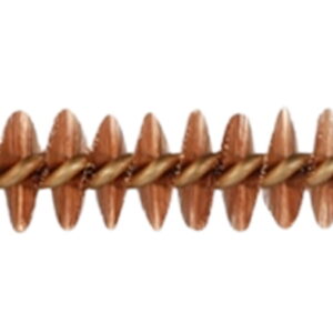 Pro-Shot 45R Bore Brush .45 Cal Rifle #8-32 Thread Bronze Bristles Brass Core