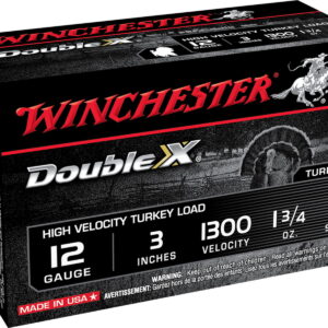 Winchester Ammo STH1235 Double X High Velocity Turkey 12 Gauge 3" 1 3/4 oz 5 Shot 10 Per Box/10 Case