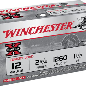Winchester Ammo X12MT5 Super X Magnum Turkey 12 Gauge 2.75" 1 1/2 oz Copper Plated 5 Shot 10 Bx/ 10 Case