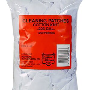 Southern Bloomer 122 Cleaning Patches 223 Rem,5.56x45mm NATO Cotton 1000 Per Bag