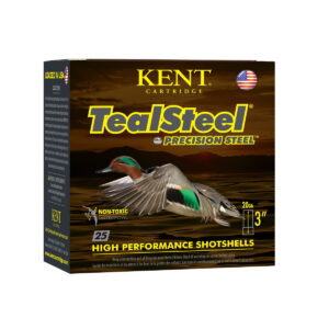 Kent Cartridge KTS203286 TealSteel Precision Steel 20 Gauge 3" 1 oz 6 Shot 25 Per Box/10 Case