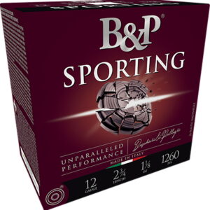 B&p Ammunition 12B1SH75 Sporting Clay 12Gauge 2.75" 1oz 8.5Shot 25 Per Box/10 Case