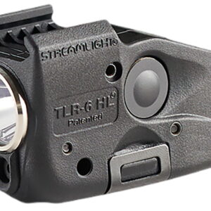 Streamlight 69340 TLR-6 HL Gun Light Black 300 Lumens White LED/Red Laser Glock 42/43/43X/48