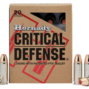 Hornady 90050 Critical Defense 30 Super Carry 100 gr Hornady Flex Tip eXpanding 20 Per Box/10 Case