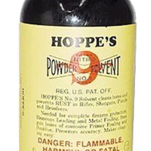 Hoppe's 916 No. 9 Bore Cleaner Removes Carbon Powder & Lead Fouling Child Proof Cap 1 Pint (16 oz.) Bottle 10 Per Pack