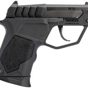 Taurus 1-22TUC131 22TUC Micro-Compact Frame 22 LR 9+1 2.50" Matte Black Steel Tip-Up Barrel, Matte Black Serrated Stainless Steel Slide, Black Polymer Frame, Black Polymer Grip