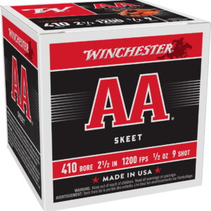Winchester Ammo AA419 AA 410 Gauge 2.50" 1/2 oz 9 Shot 25 Per Box/10 Case