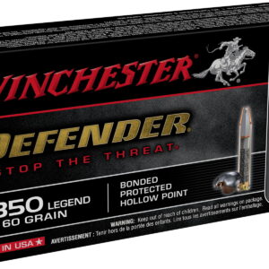 Winchester Ammo S350PDB Defender 350 Legend 160 gr Bonded Protected Hollow Point 20 Per Box/10 Case
