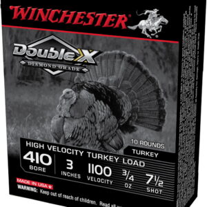 Winchester Ammo STH4137 Double X Diamond Grade 410 Gauge 3" 3/4 oz 7.5 Shot 10 Bx/ 10 Case for Turkey