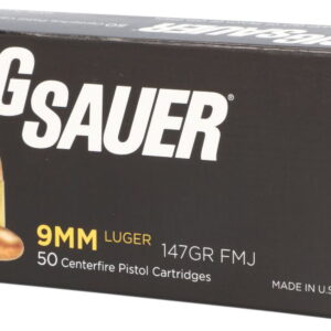 Sig Sauer E9MMB350 Elite Ball 9mm Luger 147 gr Full Metal Jacket 50 Per Box/20 Case