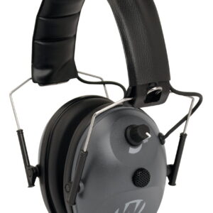 Walker's GWPWLK1MEM Single Mic Electronic Muff 24 dB Over the Head Gray/Black Polymer