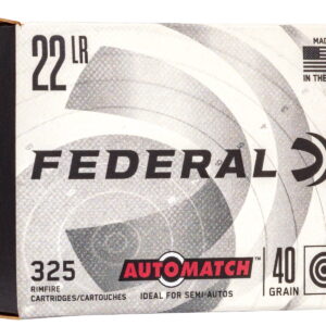 Federal AM22 Champion Training Auto Match 22LR 40gr Lead Round Nose 325 Per Box/10 Case *Bulk