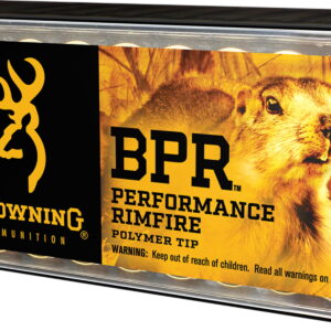 Browning Ammo B195117050 BPR Performance Rimfire 17HMR 17gr Polymer Tip 50 Per Box/20 Case