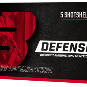 Barnes Bullets 32013 Defense 20Gauge 2.75" 17Pellets 3Buck Shot 5 Per Box/20 Case
