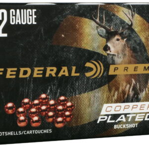 Federal P1541B Premium Max Buck 12Gauge 2.75" 1BuckShot 16Pellets 5 Per Box/50 Case