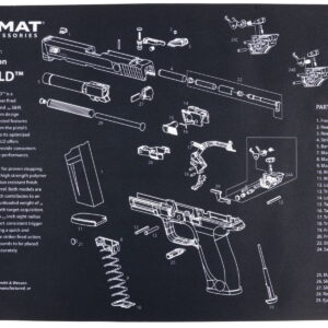 TekMat TEKR17SWMPSHIELD S&W M&P Shield Parts Diagram 11" x 17"