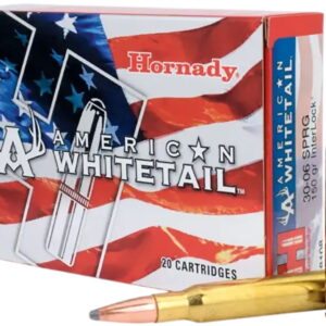 Hornady 8108 American Whitetail 30-06 Springfield 150 gr InterLock Spire Point 20 Per Box/10 Case