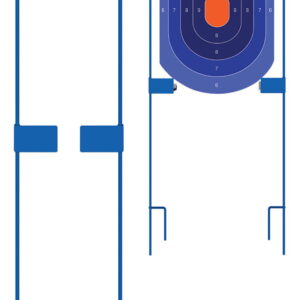 Birchwood Casey 49013 Adjustable Target Stakes 36" Stand Blue Steel Target 36" 2