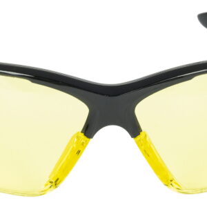 Walker's GWPIKNOF1AMB Ballistic Eyewear IKON Tanker Adult Amber Lens Matte Black Frame